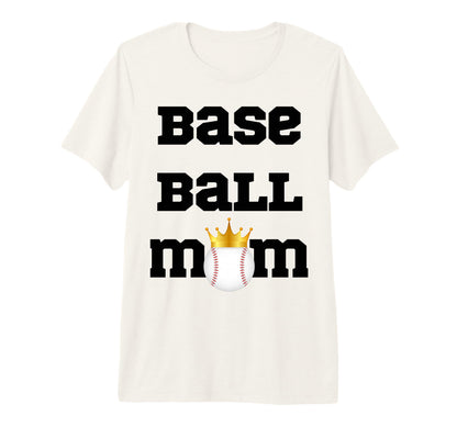 Baseball Mom Sports Mother Funny Sport Fun T-Shirt - Graphic Print Unisex - T-Shirt, Sweatshirt, Hoodie