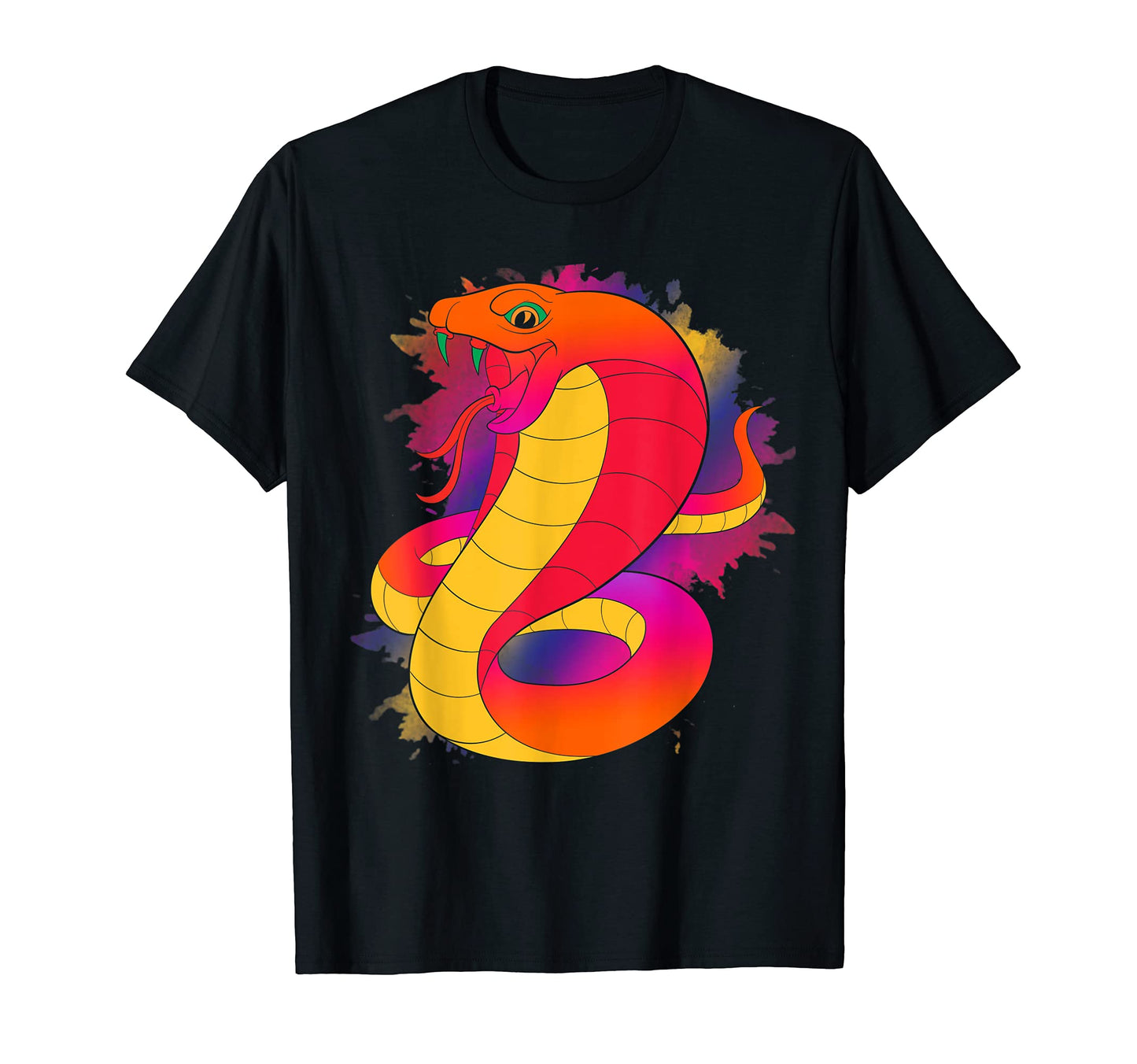 Predator Reptile Synthwave Animal Snake Art T-Shirt - Graphic Print Unisex - T-Shirt, Sweatshirt, Hoodie