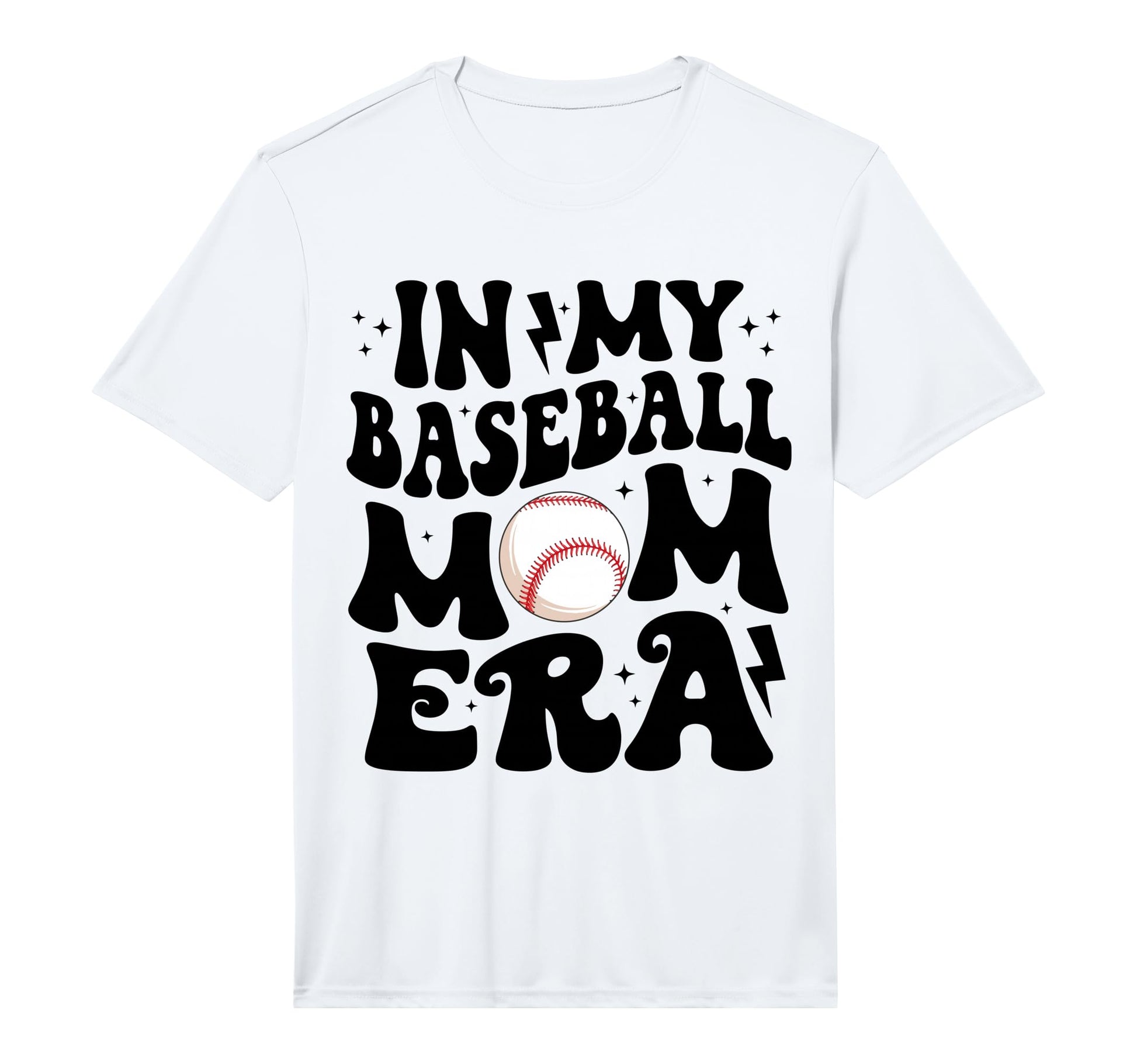 Mens My Baseball Mom Era Groovy T-Shirt - Aesthetic Graphic Unisex - T-Shirt, Sweatshirt, Hoodie