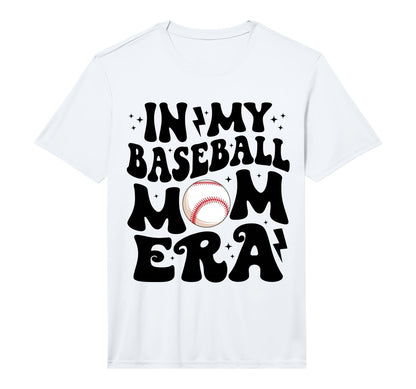 Mens My Baseball Mom Era Groovy T-Shirt - Aesthetic Graphic Unisex - T-Shirt, Sweatshirt, Hoodie