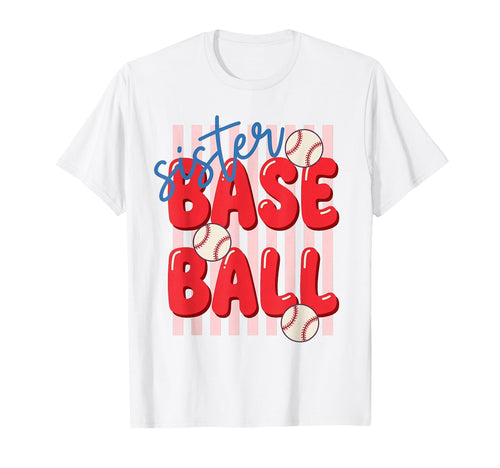 Sister Baseball Snacks Player T-Shirt - Fun Novelty Design for Adults - T-Shirt, Sweatshirt, Hoodie