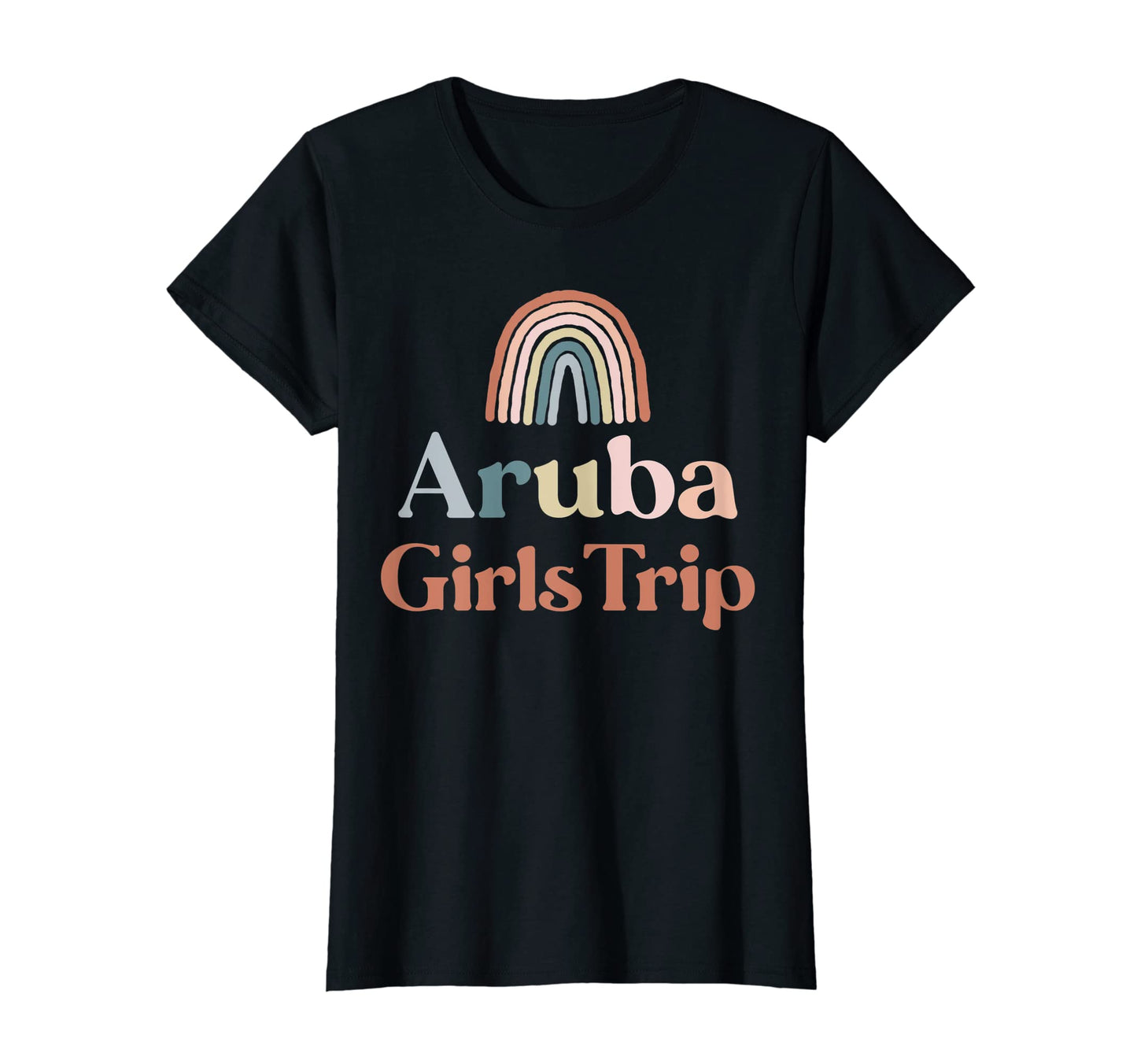 Womens Aruba Trip Boho Rainbow Group T-Shirt - Novelty Apparel Men Women - T-Shirt, Sweatshirt, Hoodie