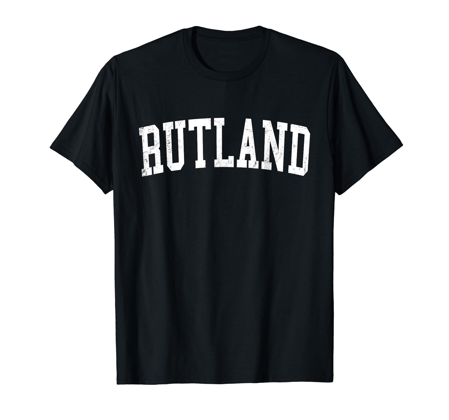 Rutland Vt Distressed White T-Shirt - Casual Everyday Wear for Adults - T-Shirt, Sweatshirt, Hoodie