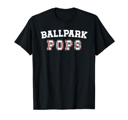 Ballpark Pops Baseball Pops Baseball T-Shirt - Minimalist Print for Adults - T-Shirt, Sweatshirt, Hoodie