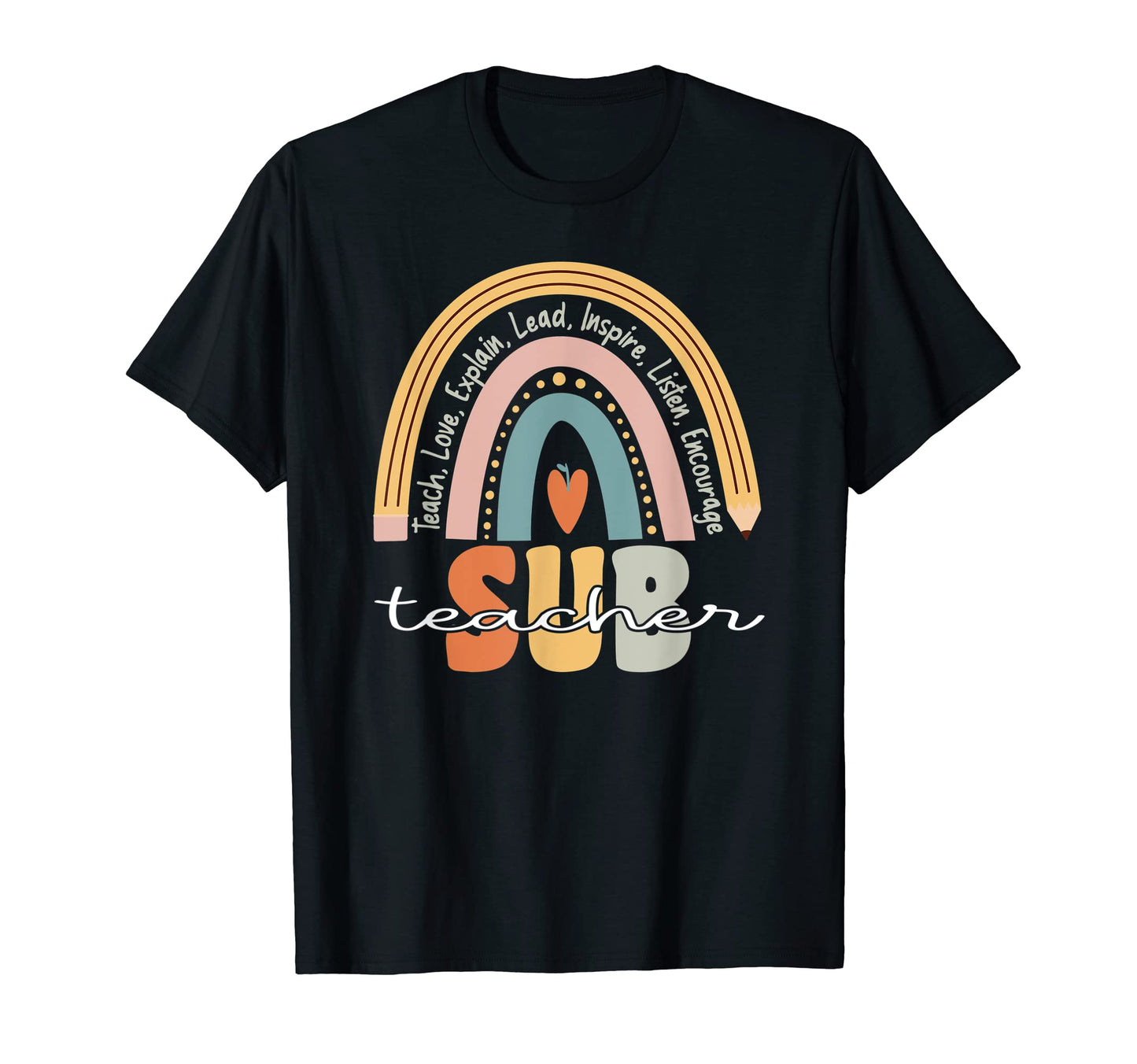 Substitute Teacher Groovy T-Shirt - Casual Everyday Wear for Adults - T-Shirt, Sweatshirt, Hoodie
