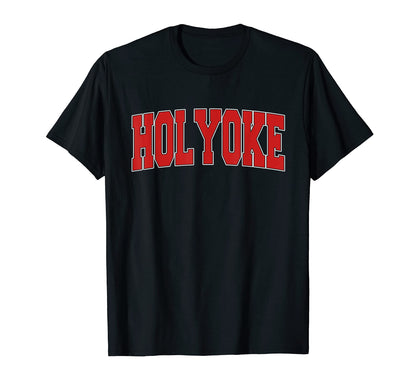 Holyoke Ma Massachusetts Varsity T-Shirt - Aesthetic Graphic for Adults - T-Shirt, Sweatshirt, Hoodie