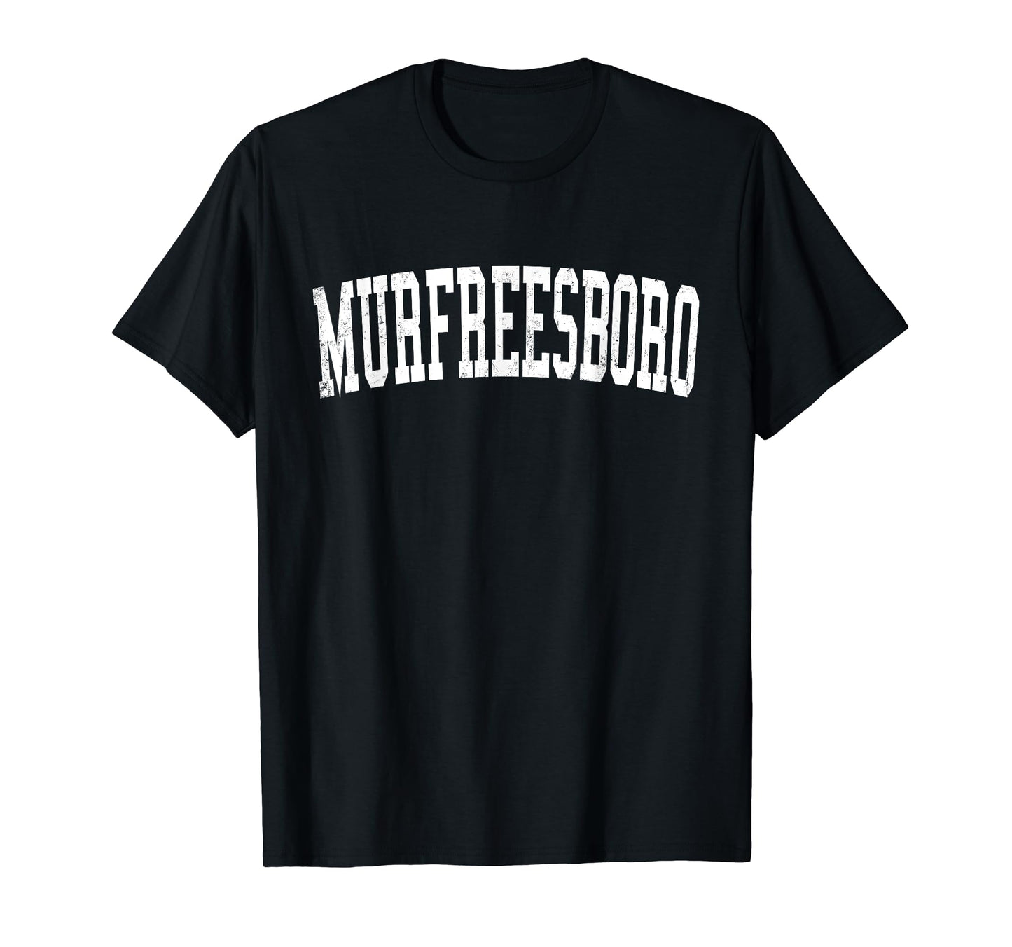 Murfreesboro Tn Distressed White T-Shirt - Minimalist Print Men Women - T-Shirt, Sweatshirt, Hoodie