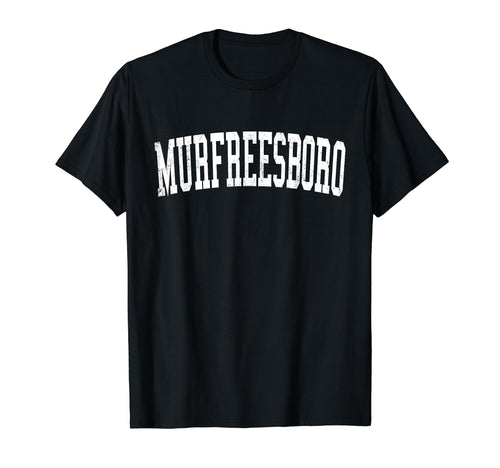 Murfreesboro Tn Distressed White T-Shirt - Minimalist Print Men Women - T-Shirt, Sweatshirt, Hoodie