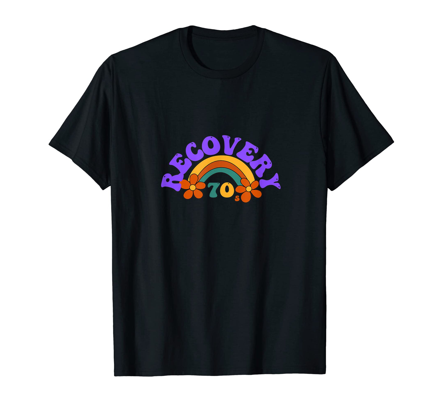 Drug Addiction Rehab Recovery Rainbow T-Shirt - Aesthetic Graphic Unisex - T-Shirt, Sweatshirt, Hoodie