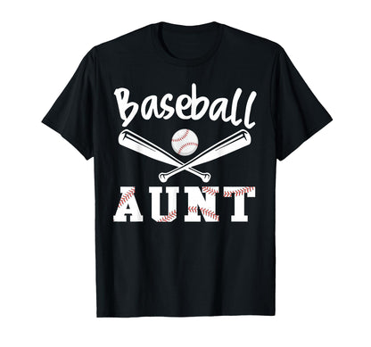 Funny Baseball Aunt Sports Baseball T-Shirt - Graphic Print for Adults - T-Shirt, Sweatshirt, Hoodie