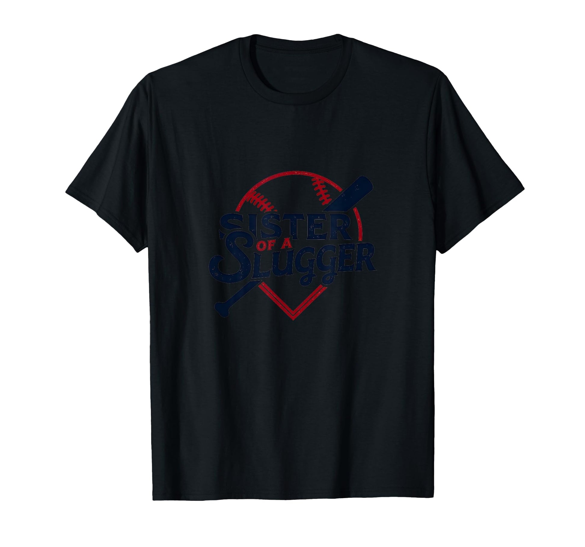 Baseball Sister Sister Slugger Sports T-Shirt - Custom Art Print Unisex - T-Shirt, Sweatshirt, Hoodie
