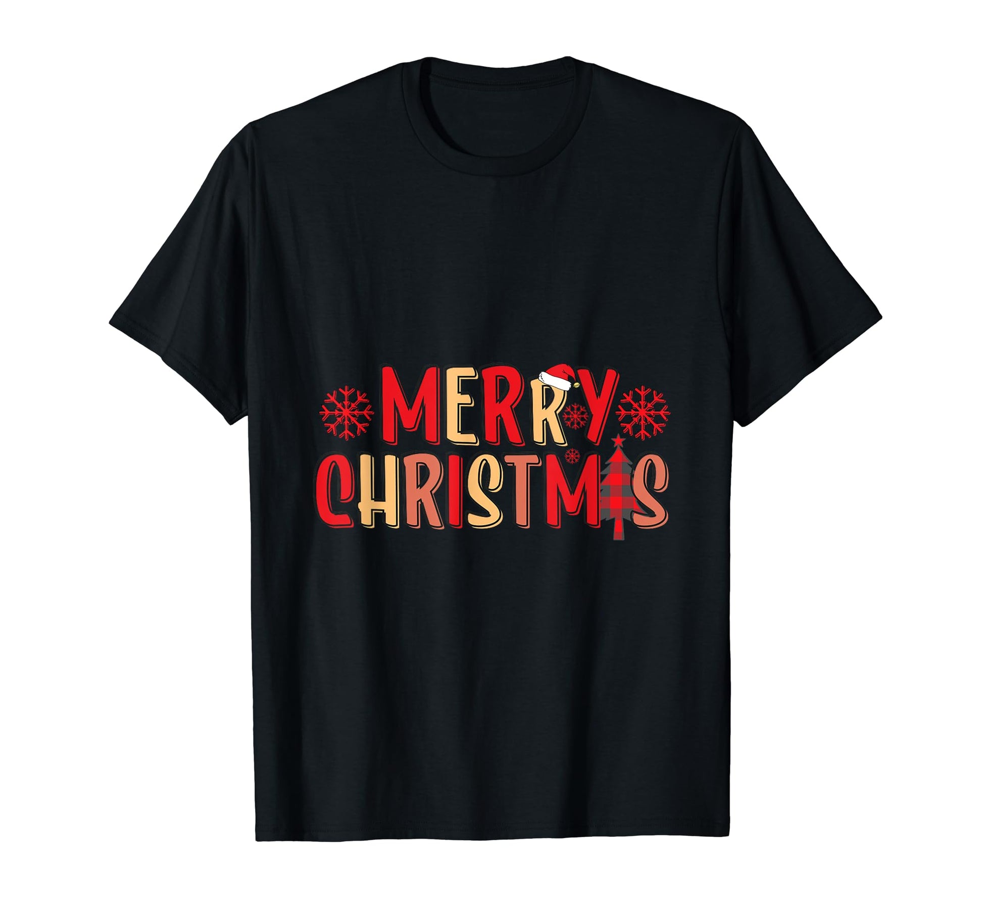 Holiday Merry Word Art Typography S T-Shirt - Fun Novelty Design Men Women - T-Shirt, Sweatshirt, Hoodie