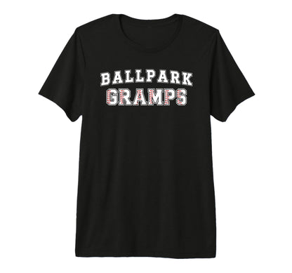 Mens Ballpark Gramps Baseball T-Shirt - Fun Novelty Design for Adults - T-Shirt, Sweatshirt, Hoodie