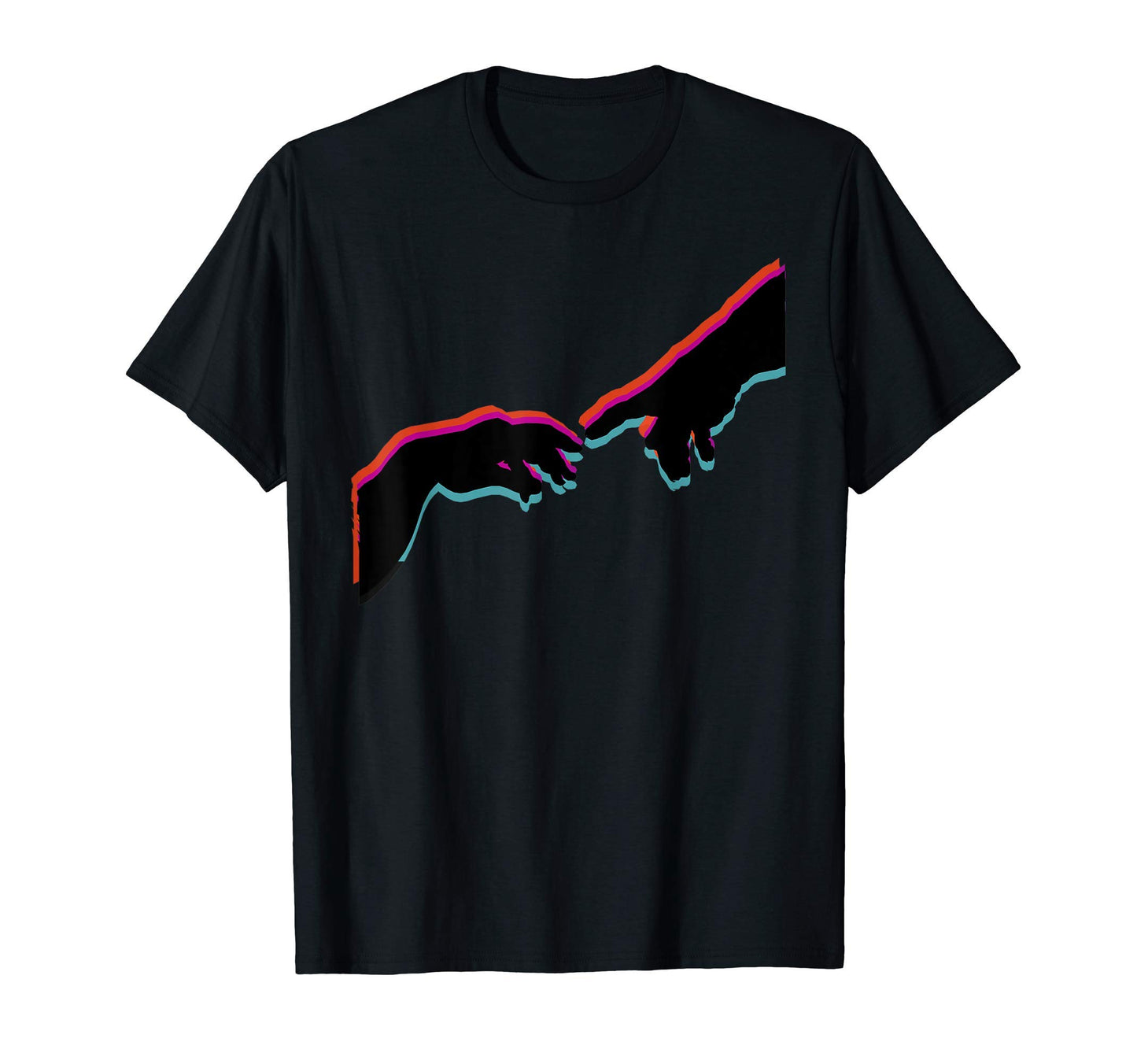 Michelangelo Touch God Vaporwave T-Shirt - Trendy Graphic for Adults - T-Shirt, Sweatshirt, Hoodie