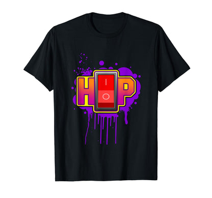 Old School Hiphop Music Breakdance B T-Shirt - Custom Art Print Unisex - T-Shirt, Sweatshirt, Hoodie