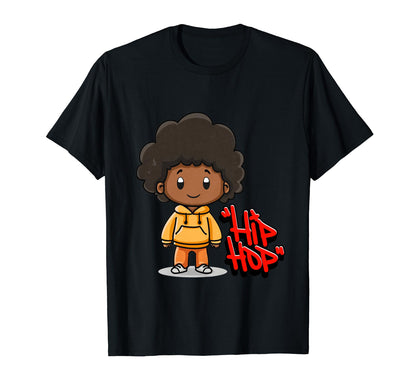 Hip Hop Raised Rap Music Old School T-Shirt - Custom Art Print for Adults - T-Shirt, Sweatshirt, Hoodie
