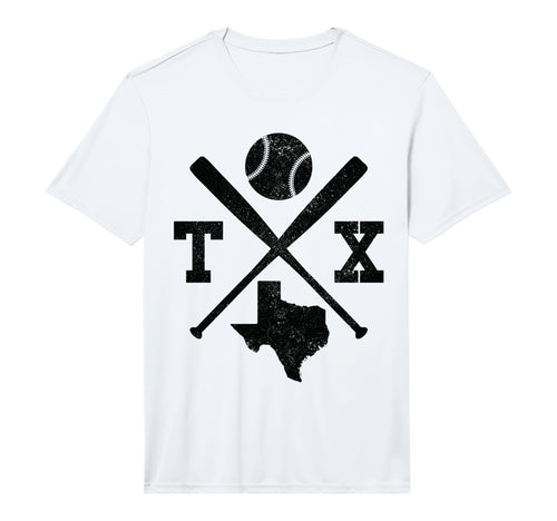 Mens Tx Usa State Baseball Player T-Shirt - Streetwear Style for Adults - T-Shirt, Sweatshirt, Hoodie