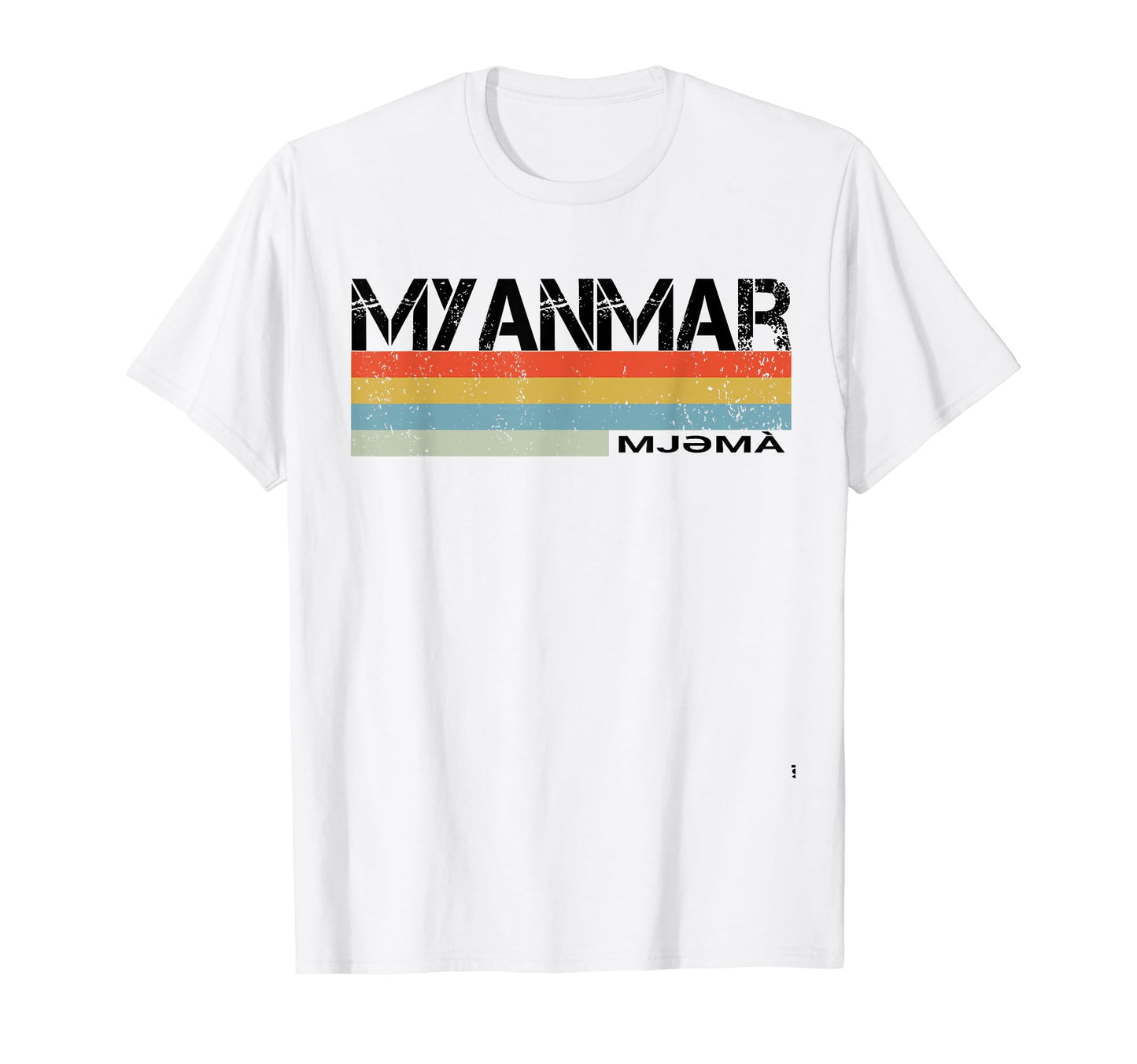 Myanmar Stripes Gift T-Shirt - Trendy Graphic Unisex - T-Shirt, Sweatshirt, Hoodie