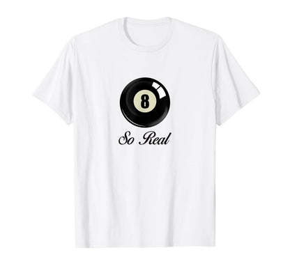 So Real 8 Ball Coquette Ribbon Bow T-Shirt - Streetwear Style for Adults - T-Shirt, Sweatshirt, Hoodie