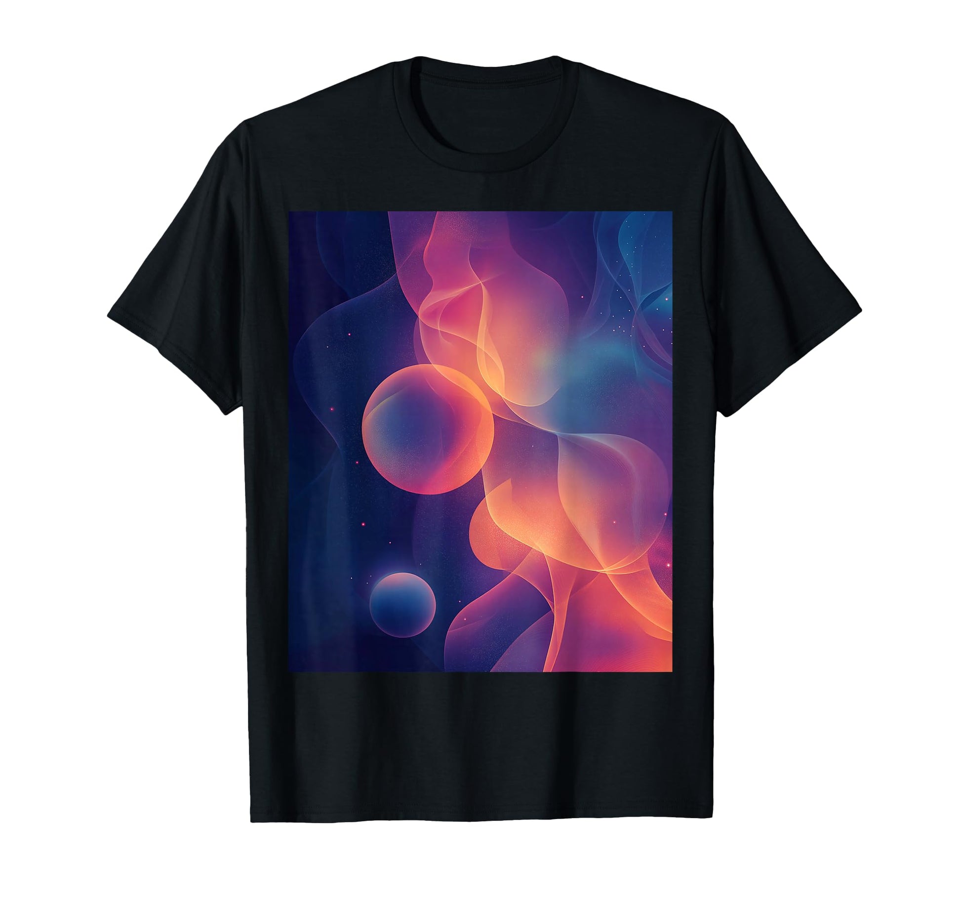 Futuristic Planetary Spheres T-Shirt - Novelty Apparel for Adults - T-Shirt, Sweatshirt, Hoodie