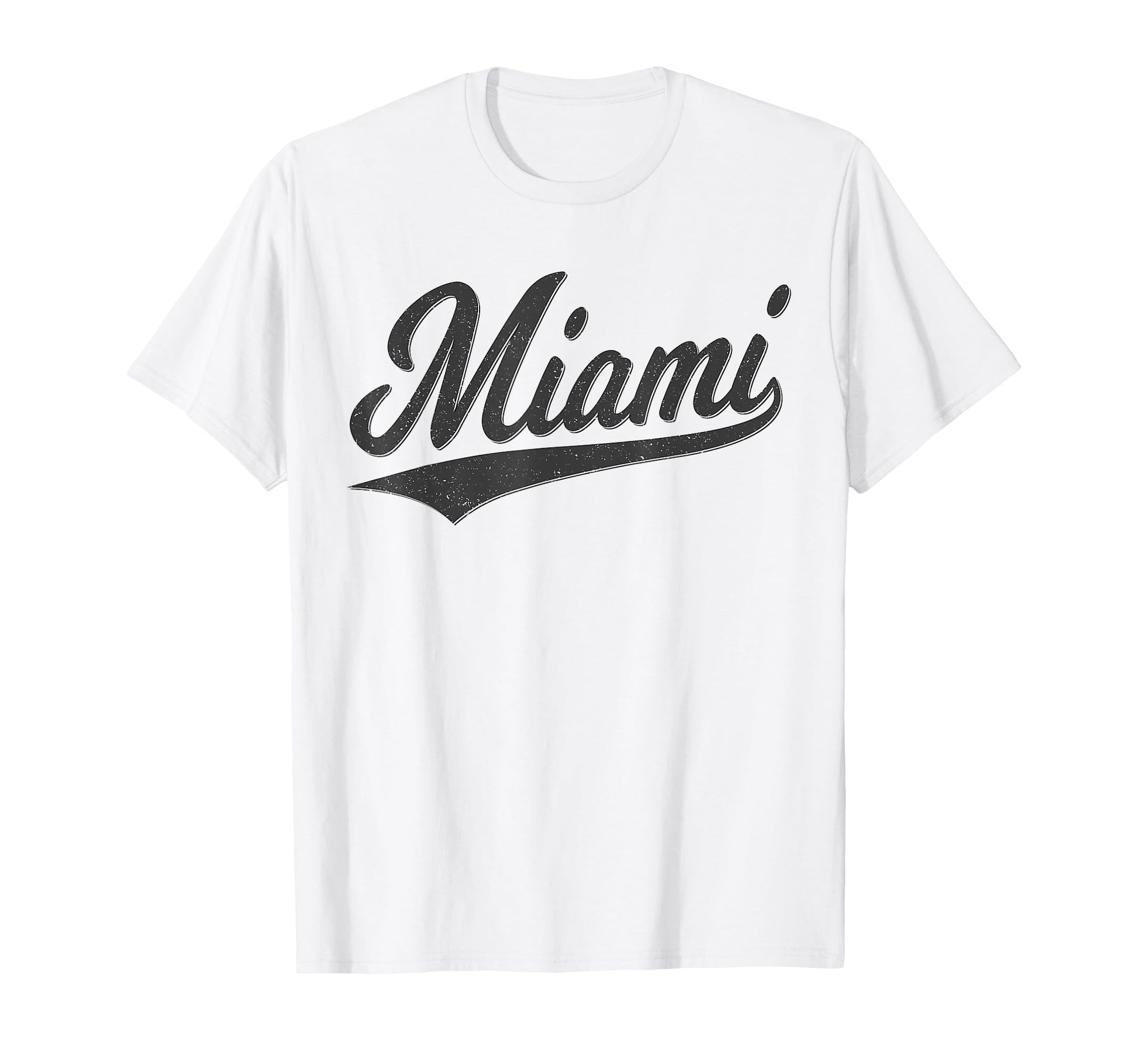 Miami Florida Varsity Script Sports T-Shirt - Graphic Print for Adults - T-Shirt, Sweatshirt, Hoodie