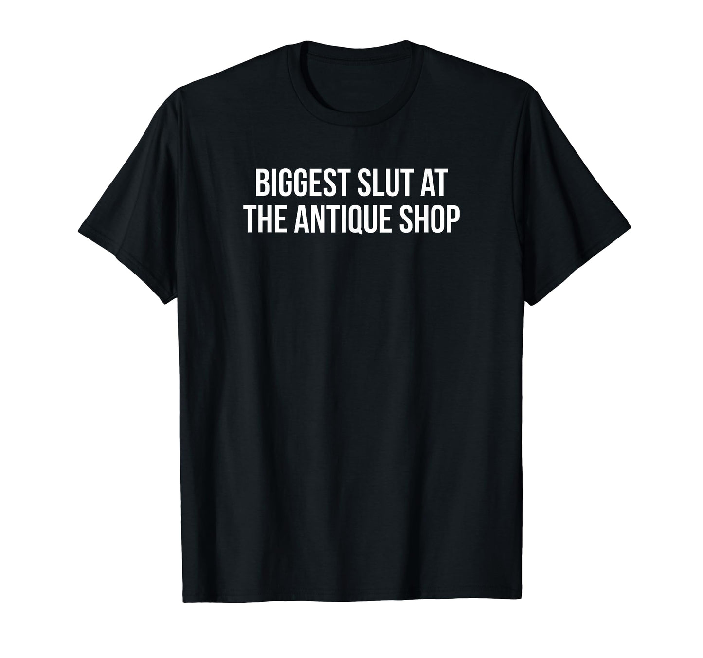 Biggest Slut Antique Shop Funny Y2K T-Shirt - Streetwear Style Unisex - T-Shirt, Sweatshirt, Hoodie