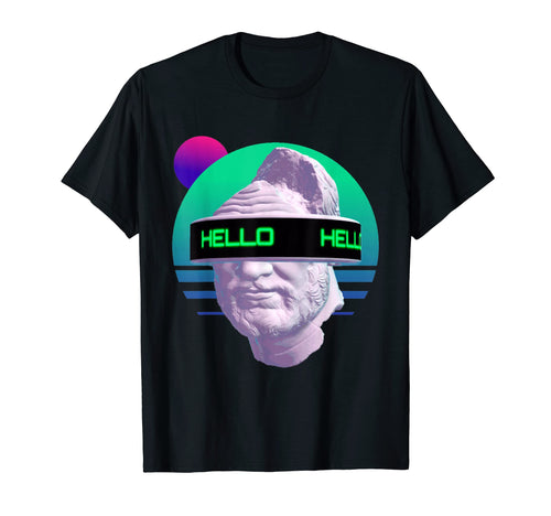Greek Statue Vaporwave Retrowave T-Shirt - Casual Everyday Wear Unisex - T-Shirt, Sweatshirt, Hoodie