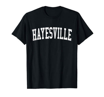 Hayesville Or Distressed White T-Shirt - Aesthetic Graphic Men Women - T-Shirt, Sweatshirt, Hoodie