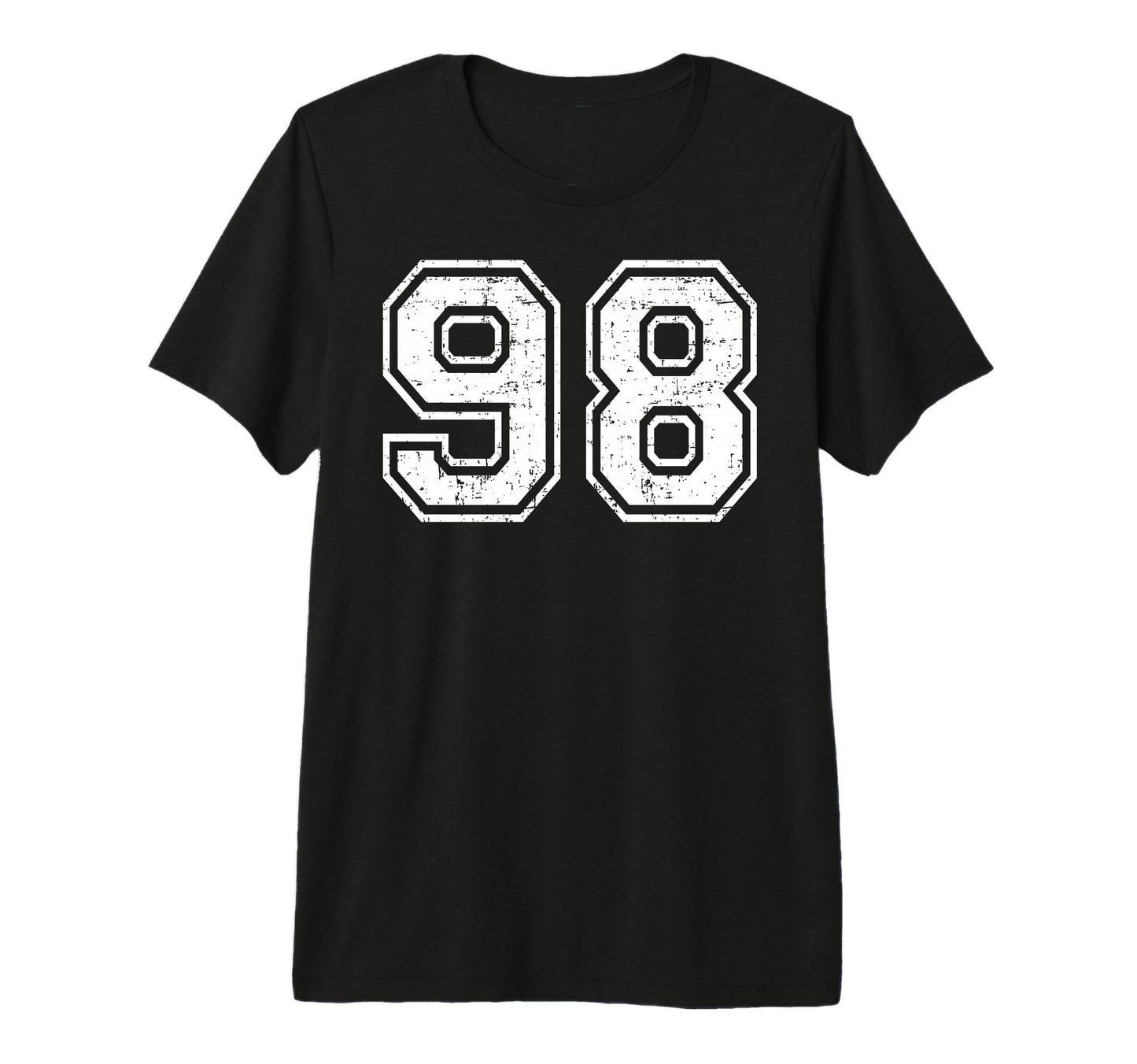 98 Number Ninety Eight Team Sports T-Shirt - Novelty Apparel Men Women - T-Shirt, Sweatshirt, Hoodie