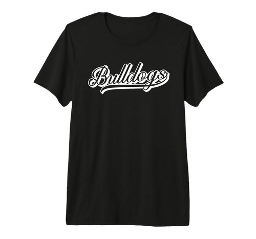 Bulldogs Baseball Bulldog Mascot T-Shirt - Unique Graphic for Adults - T-Shirt, Sweatshirt, Hoodie