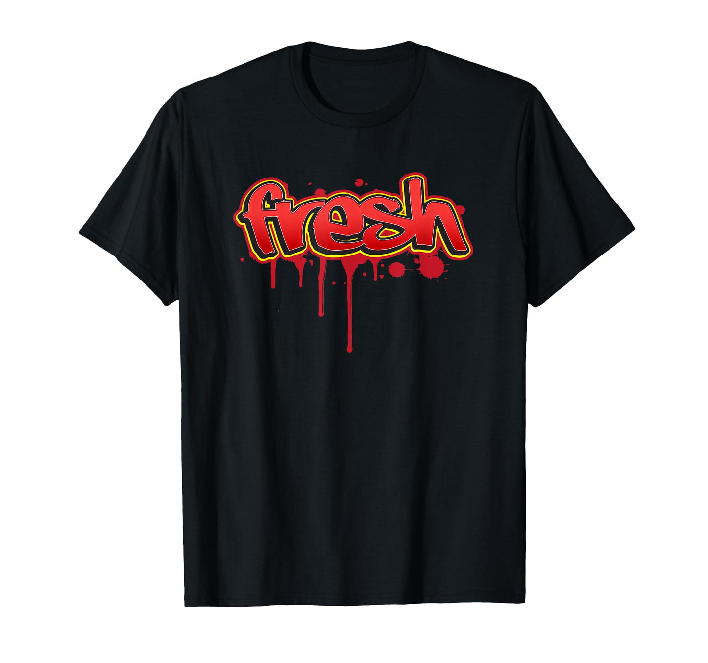 Fresh Old School Graffiti Funny T-Shirt - Fun Novelty Design for Adults - T-Shirt, Sweatshirt, Hoodie