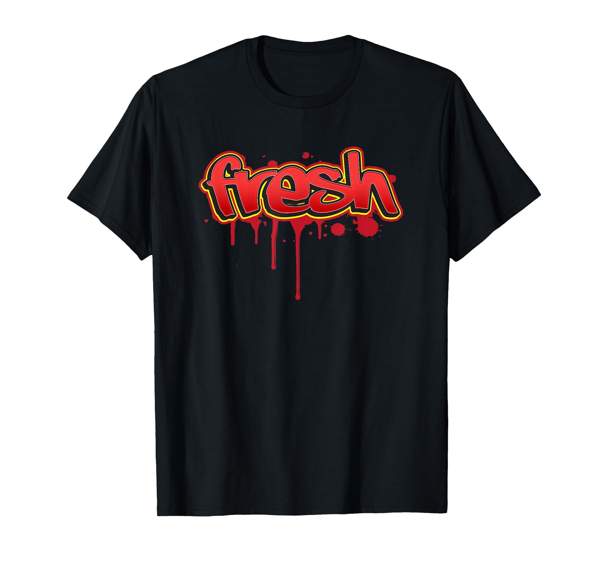 Fresh Old School Graffiti Funny T-Shirt - Fun Novelty Design for Adults - T-Shirt, Sweatshirt, Hoodie