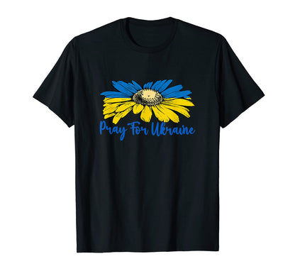 Sunflower Pray Ukraine Stand Ukraine T-Shirt - Unique Graphic for Adults - T-Shirt, Sweatshirt, Hoodie
