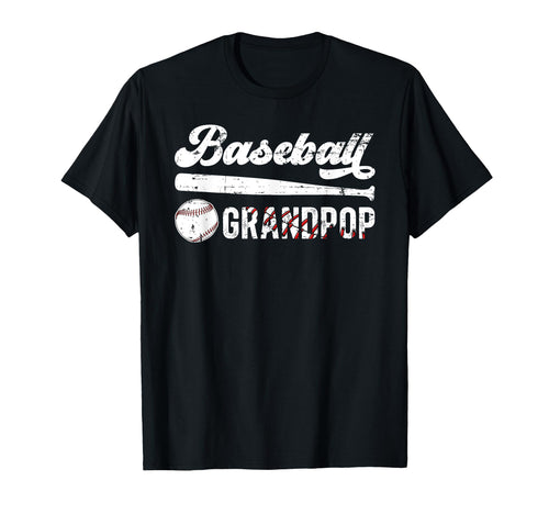 Baseball Grandpop Baseball Player T-Shirt - Aesthetic Graphic Men Women - T-Shirt, Sweatshirt, Hoodie