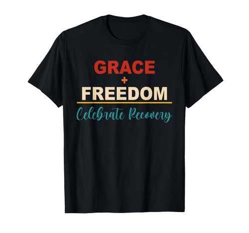 Grace Freedom Celebrate Recovery Peace T-Shirt - Unique Graphic for Adults - T-Shirt, Sweatshirt, Hoodie