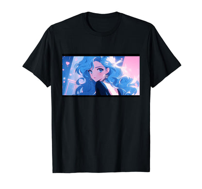 90S Anime Aesthetic Lofi Vaporwave T-Shirt - Custom Art Print Men Women - T-Shirt, Sweatshirt, Hoodie