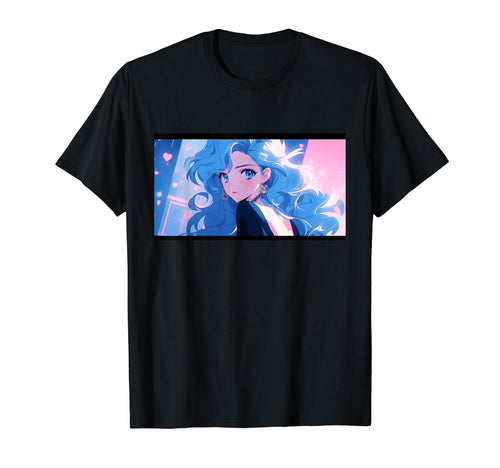 90S Anime Aesthetic Lofi Vaporwave T-Shirt - Custom Art Print Men Women - T-Shirt, Sweatshirt, Hoodie