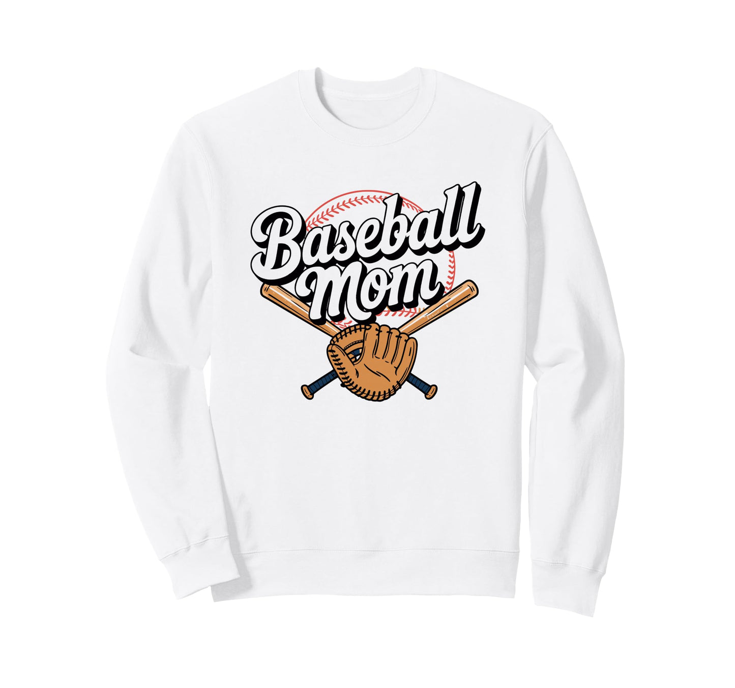 Baseball Mom Game Day Sweatshirt - Trendy Graphic Unisex - T-Shirt, Sweatshirt, Hoodie