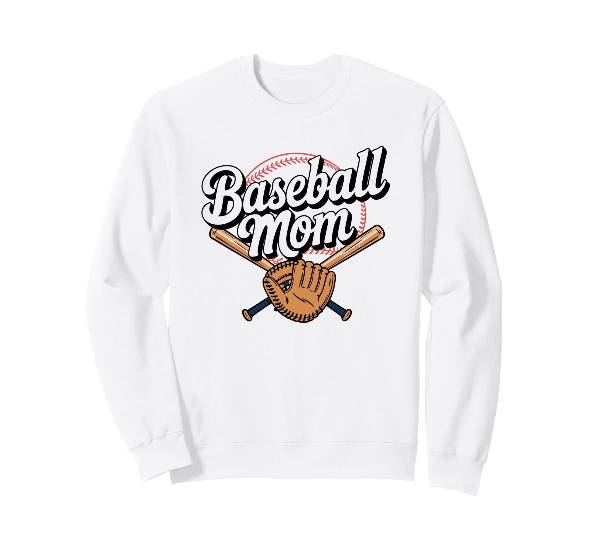 Baseball Mom Game Day Sweatshirt - Trendy Graphic Unisex - T-Shirt, Sweatshirt, Hoodie