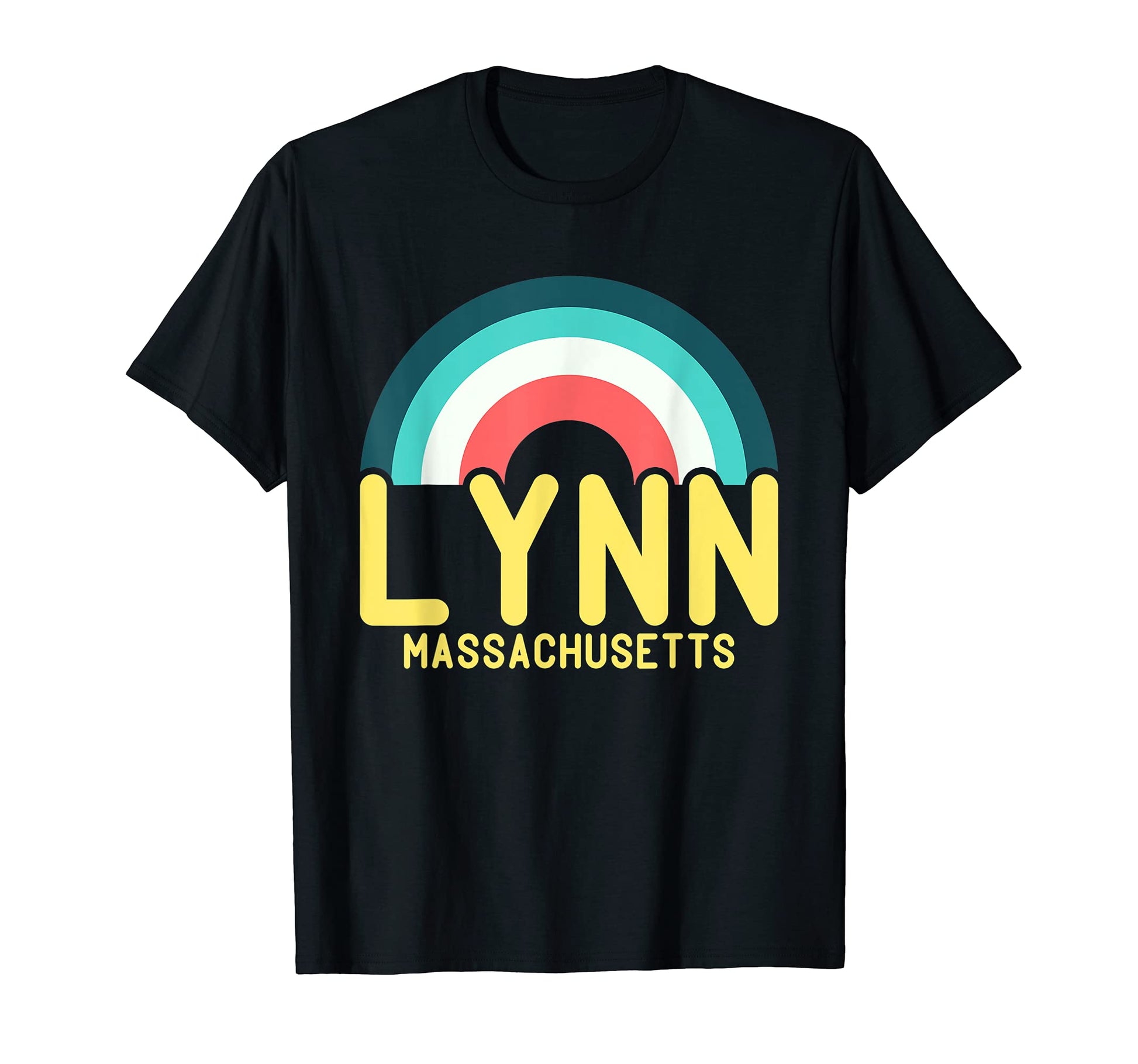 Lynn Massachusetts Rainbow T-Shirt - Streetwear Style Men Women - T-Shirt, Sweatshirt, Hoodie