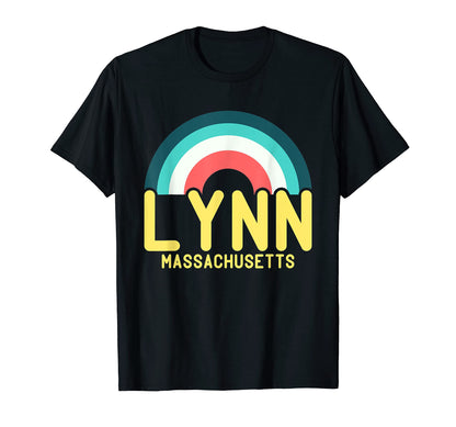 Lynn Massachusetts Rainbow T-Shirt - Streetwear Style Men Women - T-Shirt, Sweatshirt, Hoodie