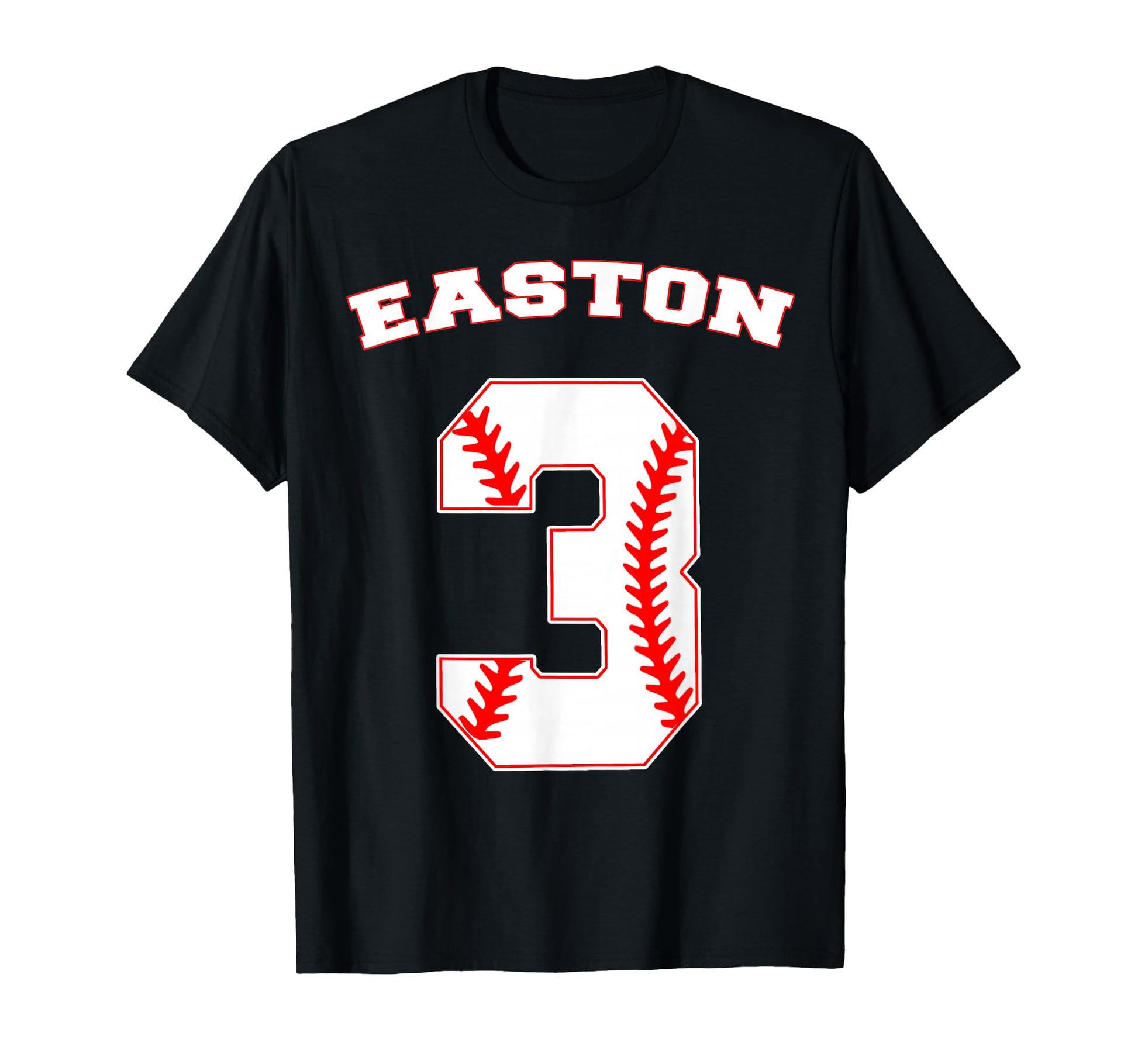 Easton Baseball Name Three Years 3Rd T-Shirt - Minimalist Print Men Women - T-Shirt, Sweatshirt, Hoodie