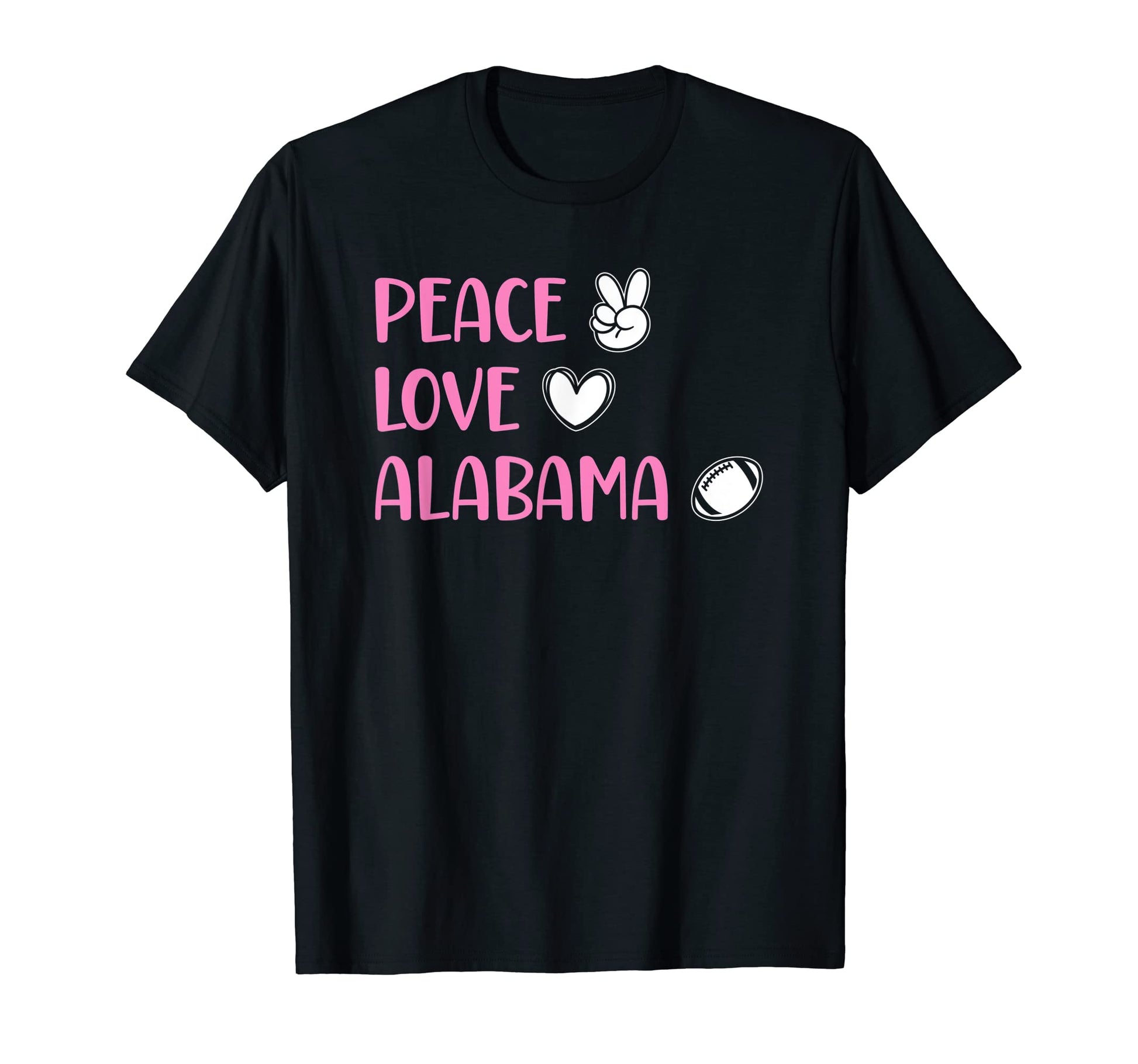 Home State Lover Alabamian Funny Peace T-Shirt - Minimalist Print Unisex - T-Shirt, Sweatshirt, Hoodie