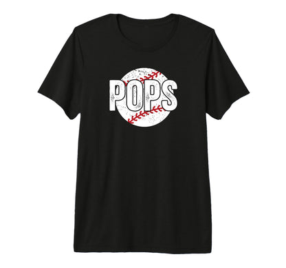 Mens Pops Proud Baseball Pops Baseball T-Shirt - Trendy Graphic for Adults - T-Shirt, Sweatshirt, Hoodie