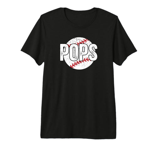 Mens Pops Proud Baseball Pops Baseball T-Shirt - Trendy Graphic for Adults - T-Shirt, Sweatshirt, Hoodie