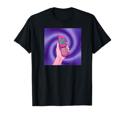 Phone Call Portal Y2K Aesthetic T-Shirt - Minimalist Print for Adults - T-Shirt, Sweatshirt, Hoodie
