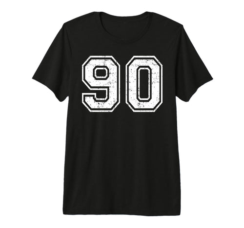 90 Number Ninety Team Sports Grunge T-Shirt - Streetwear Style Men Women - T-Shirt, Sweatshirt, Hoodie
