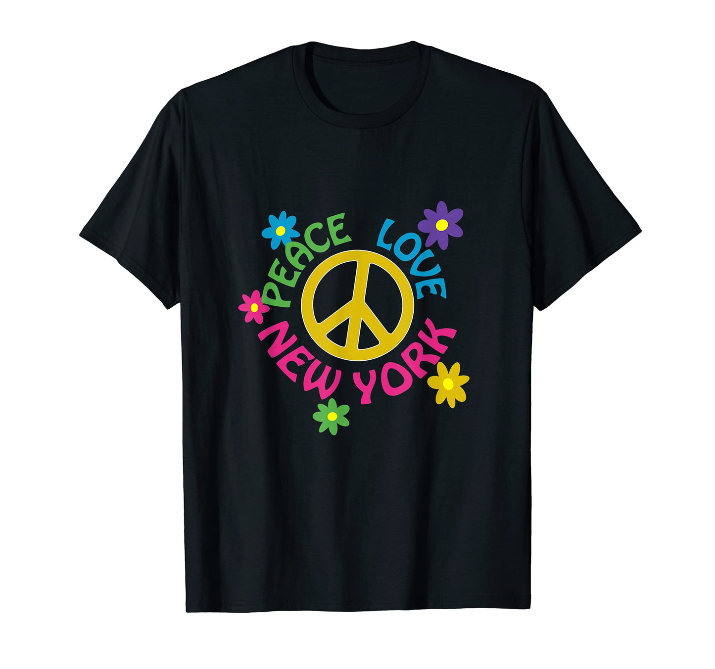 Peace Love New York T-Shirt - Graphic Print Unisex - T-Shirt, Sweatshirt, Hoodie