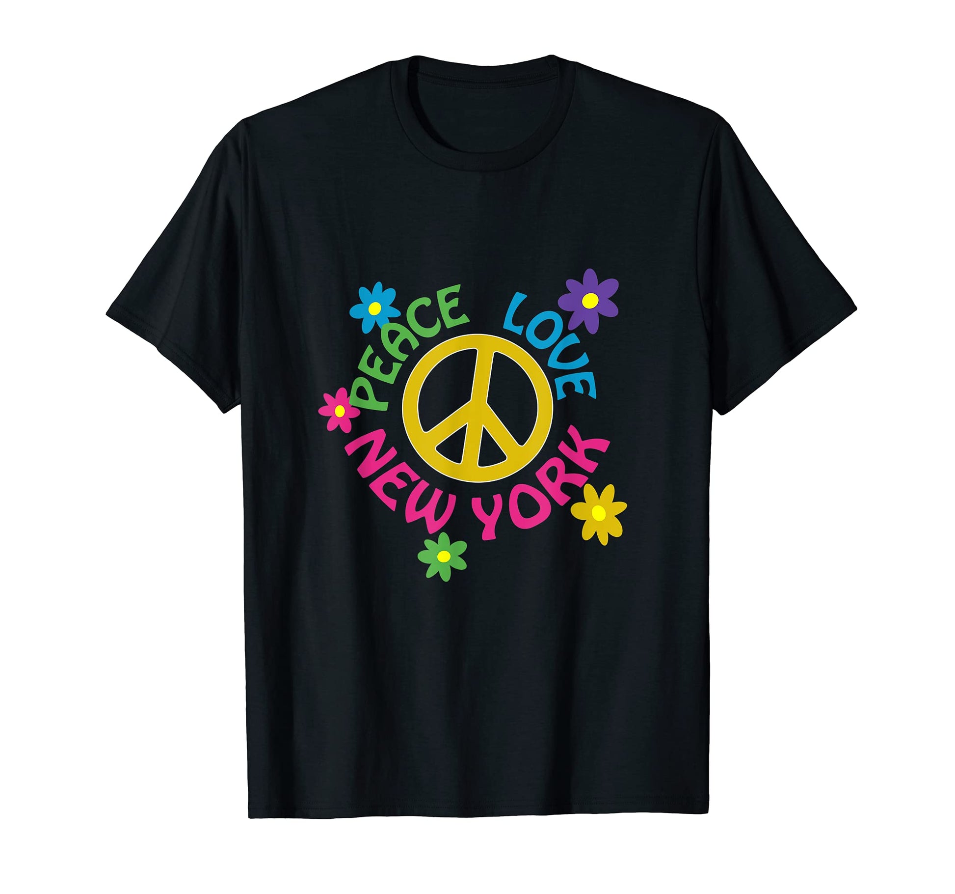 Peace Love New York T-Shirt - Graphic Print Unisex - T-Shirt, Sweatshirt, Hoodie