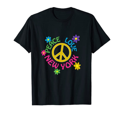 Peace Love New York T-Shirt - Graphic Print Unisex - T-Shirt, Sweatshirt, Hoodie